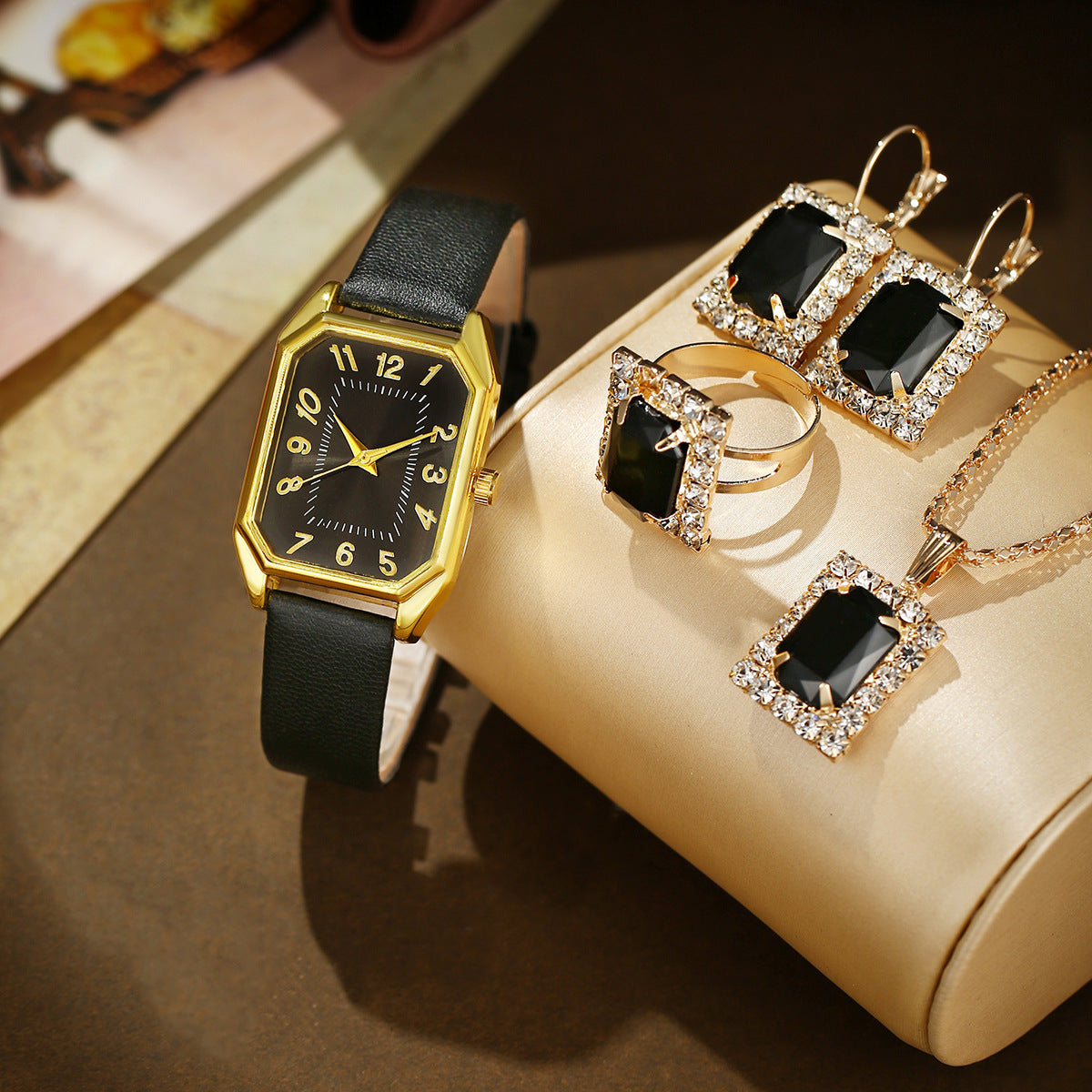 Fabbu SparkleTime™ Rhinestone Jewelry Watch Sets – 4 & 5 Piece Glam Sets