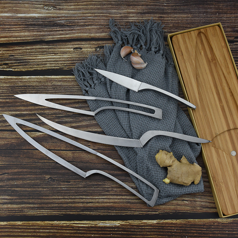 Four-piece Set Of Stainless Steel Integrated Knives