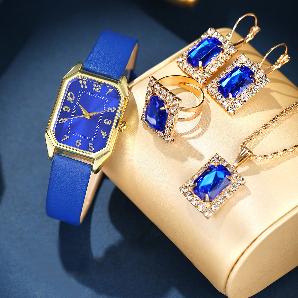 Fabbu SparkleTime™ Rhinestone Jewelry Watch Sets – 4 & 5 Piece Glam Sets