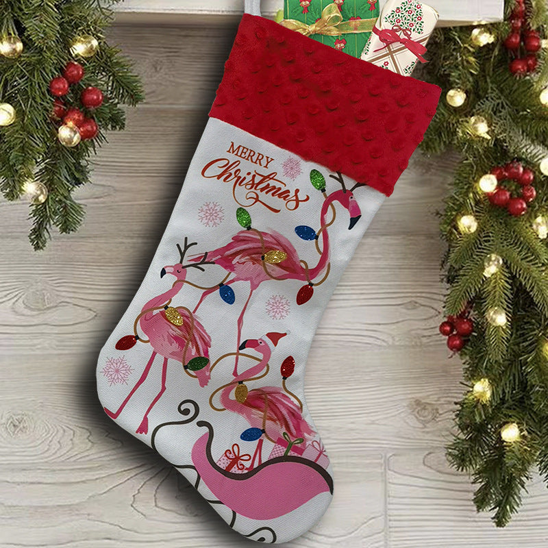 Pink Flamingo Christmas Stockings