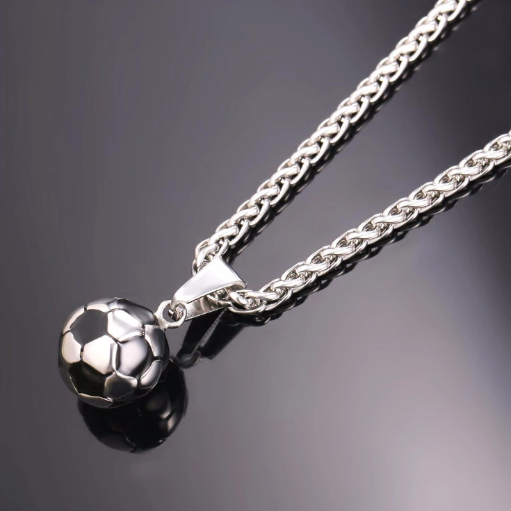 Score Big with our Soccer Ball Pendant - Kick Up Your Style Game!"