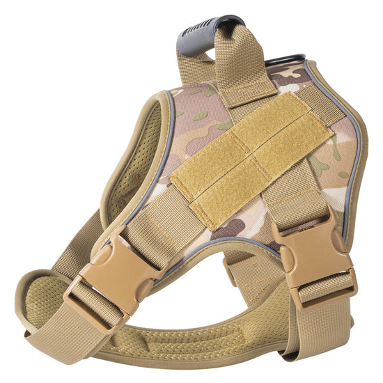 Tactical dog vest: for large dogs – training, military-style accessories.