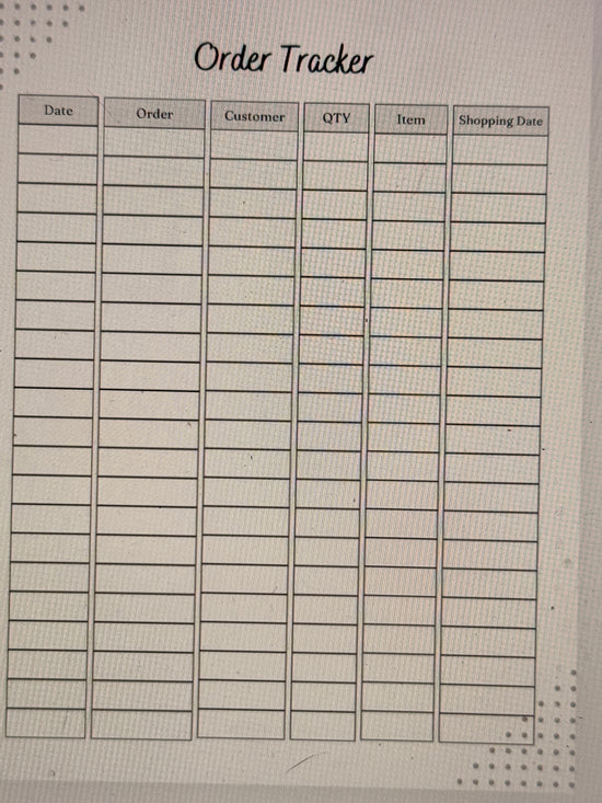 THE SMALL BUSINESS PLANNER (instant digital download)