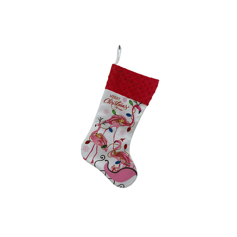 Pink Flamingo Christmas Stockings