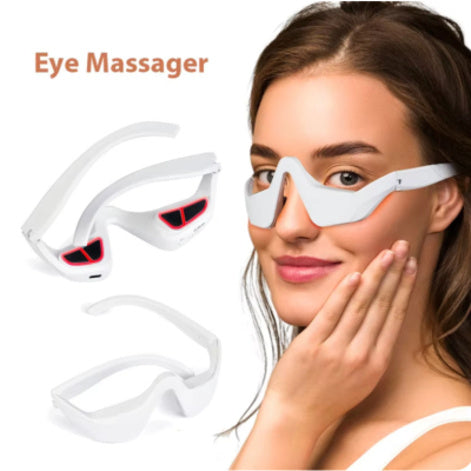 Red light eye massager