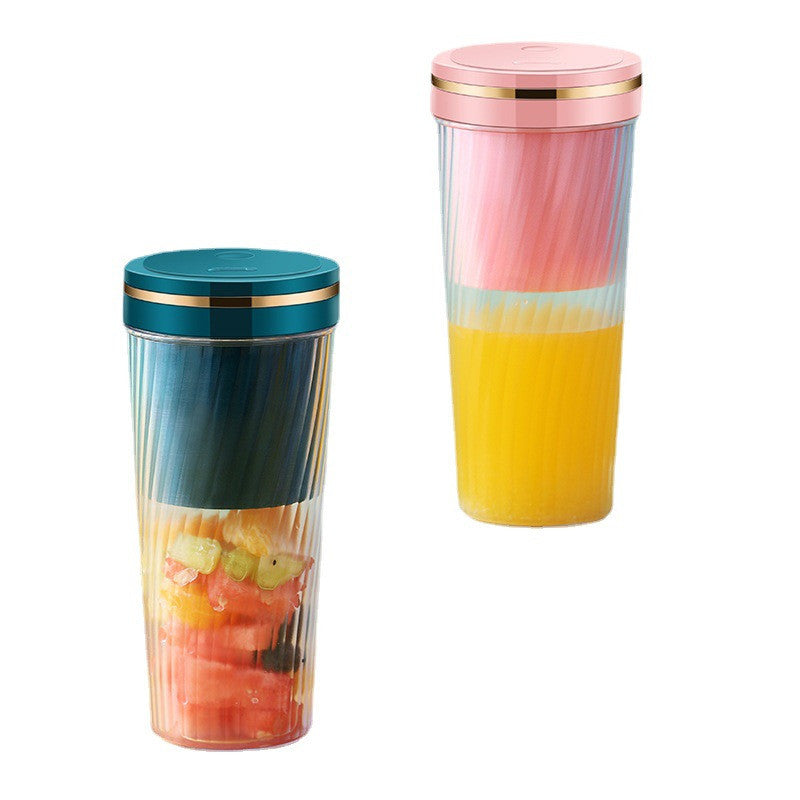 "Blend On-The-Go with our Portable Mini Home Blender on the go Cup!