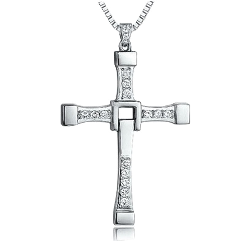 "Elevate Your Style with the Fast and the Furious-Inspired Cross Necklace Pendant!