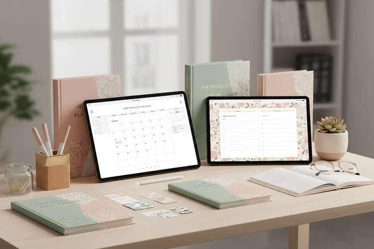 Digital Downloads and Planners