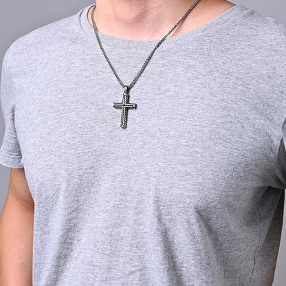 Men's Stainless Steel Casting Cross Pendant Cross