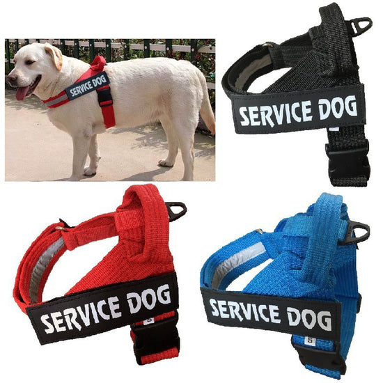 SERVICE DOG Adjustable Dog Harness Vest