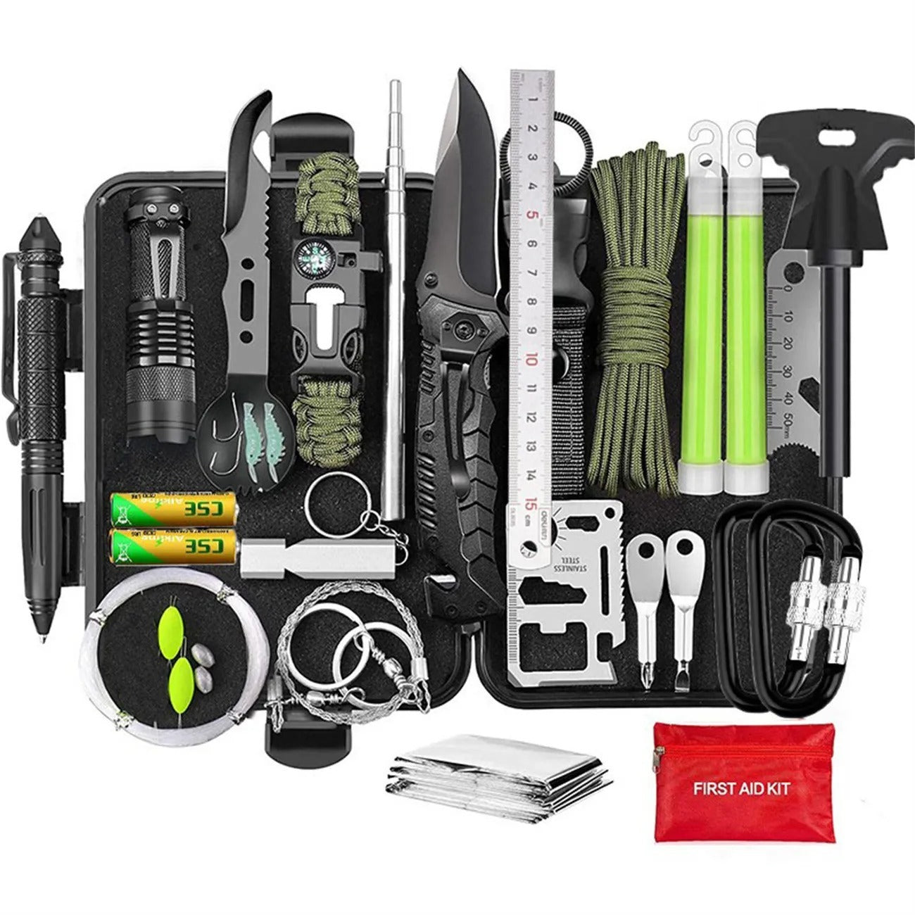 Daddy Gift - Outdoor Survival Kit Wilderness Survival Tool Set