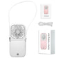 FabbuFan-3 in 1 Hands-free Neck-Fan -USB Rechargeable- Phone StandFan Mini Air Cooler Summer Portable Foldable Fan