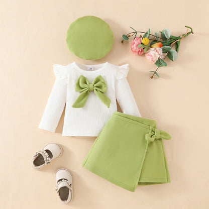 PREPPY  Big Bow  3-Piece Set