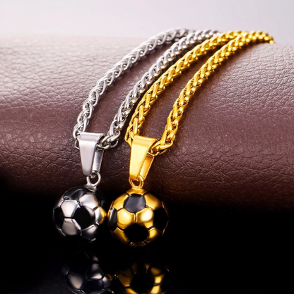 Score Big with our Soccer Ball Pendant - Kick Up Your Style Game!"