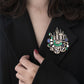 Vintage European Style Castle Brooch