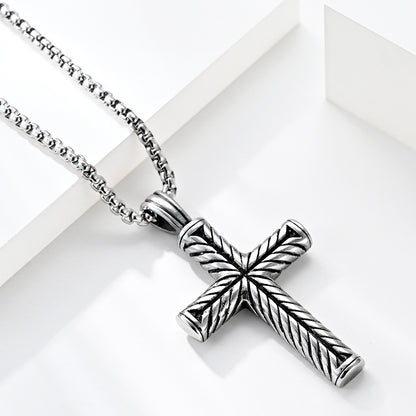 Men's Stainless Steel Casting Cross Pendant Cross
