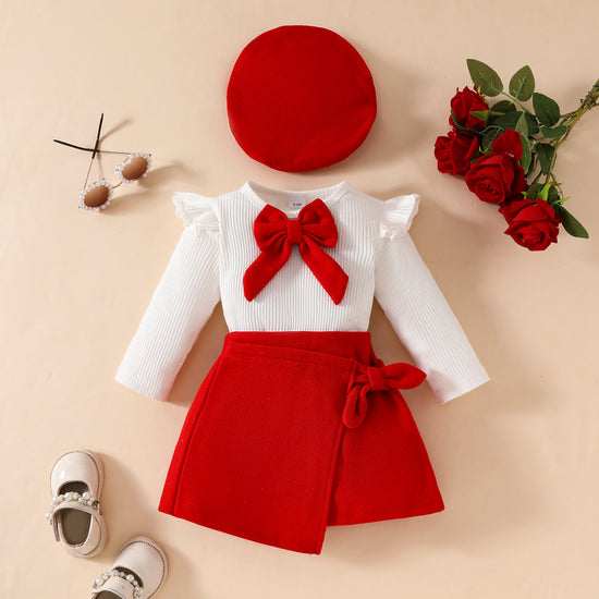 PREPPY  Big Bow  3-Piece Set