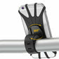 **360° Rotation Universal Bike Phone Mount – Silicone Cell Holder for Bikes, Motorcycles, Strollers & More