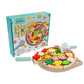 Pizza Puzzle for Children- Role Playing wooden toys