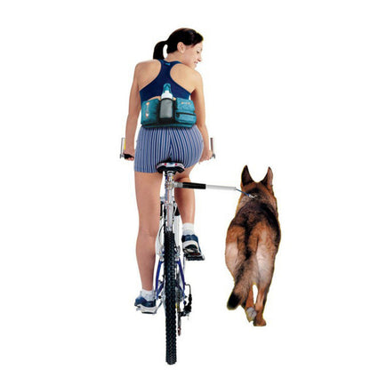 Bicycle Traction Dog Chain & Detachable Dog Walker Harness - Safe & Hands-Free Dog Control