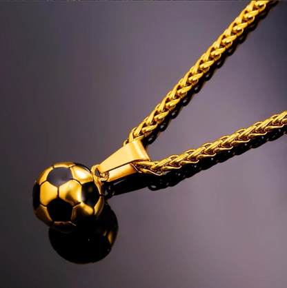 Score Big with our Soccer Ball Pendant - Kick Up Your Style Game!"