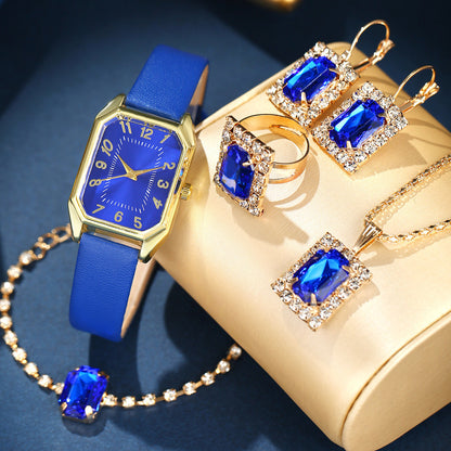 Fabbu SparkleTime™ Rhinestone Jewelry Watch Sets – 4 & 5 Piece Glam Sets