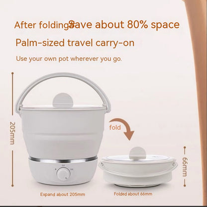 "Portable Culinary Companion: Travel Folding Electric Cooker for On-the-Go Delights!"