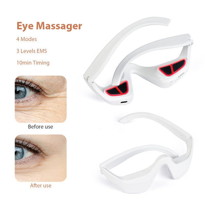 Red Light Eye Massager – Reduce Dark Circles & Eye Bags with Microcurrent Therapy