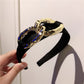Retro Simple Resin Gold Chain Hair Headband