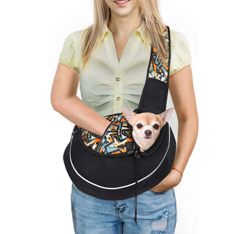 Comfortable & Breathable Pet Carrier Bag – Durable, Easy-to-Clean with Drawstring & Zipper for Secure Travel**