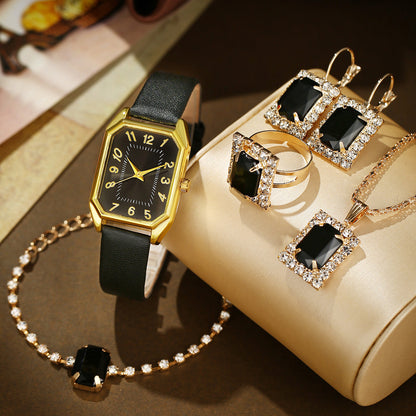 Fabbu SparkleTime™ Rhinestone Jewelry Watch Sets – 4 & 5 Piece Glam Sets