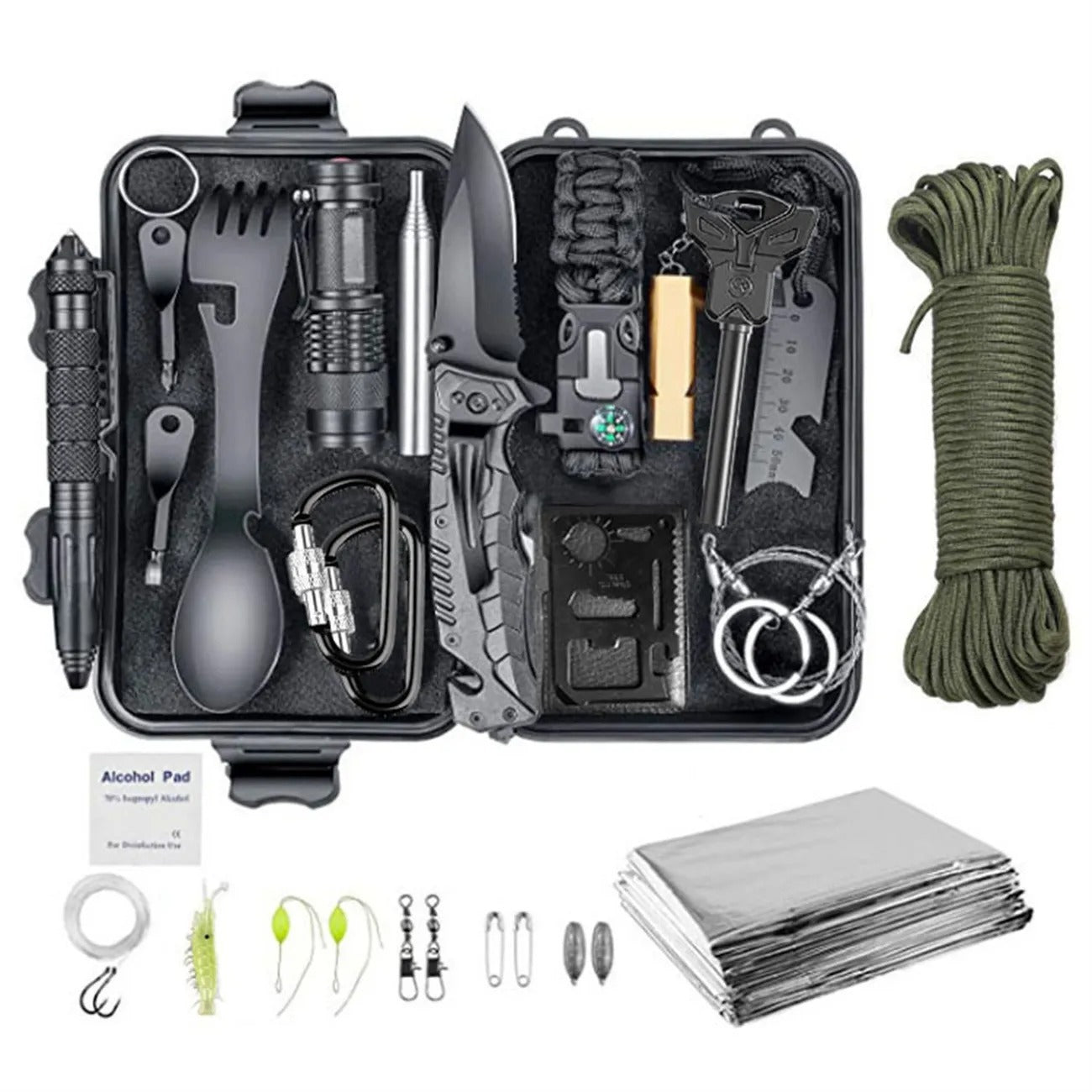 Daddy Gift - Outdoor Survival Kit Wilderness Survival Tool Set