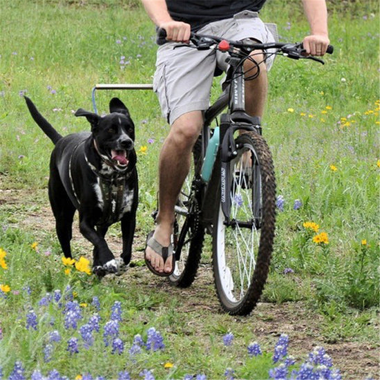 Bicycle Traction Dog Chain & Detachable Dog Walker Harness - Safe & Hands-Free Dog Control