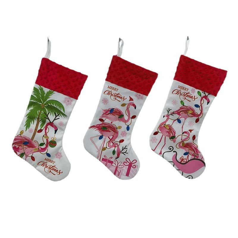 Pink Flamingo Christmas Stockings