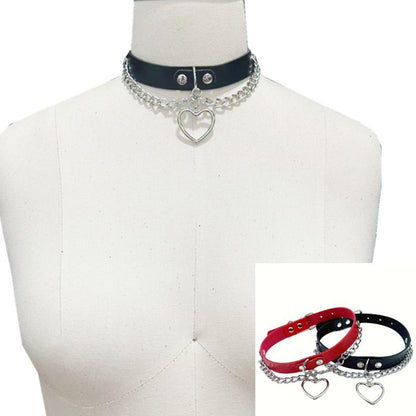 Chain Heart-shaped Collar Clavicle Necklace