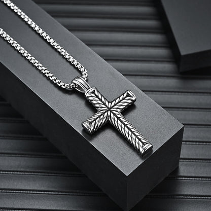 Men's Stainless Steel Casting Cross Pendant Cross
