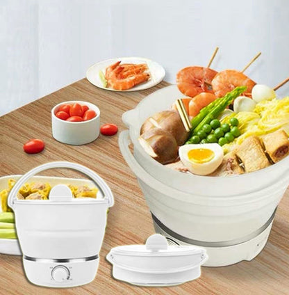 "Portable Culinary Companion: Travel Folding Electric Cooker for On-the-Go Delights!"