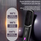 Travel 2 In 1 Straight Hair Comb Wireless Hair Straightener Brush Hair Fast Heating Portable Hot Curler USB Charging